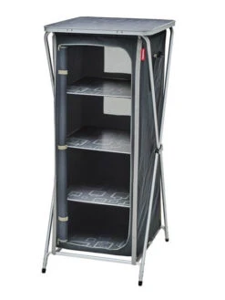 Meuble De Rangement Pliant XL Gris/noir